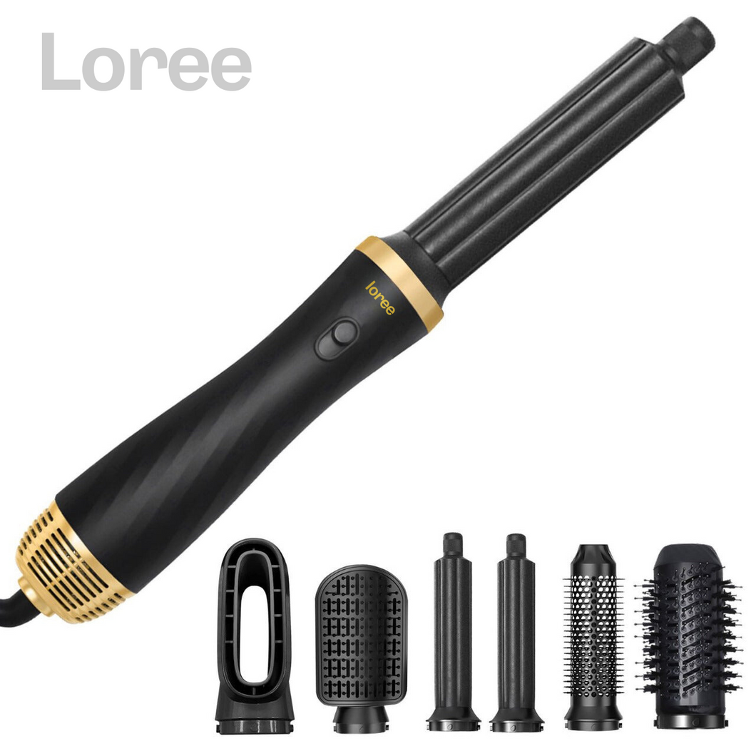 6 in 1 Airstyler Lockenstab Set